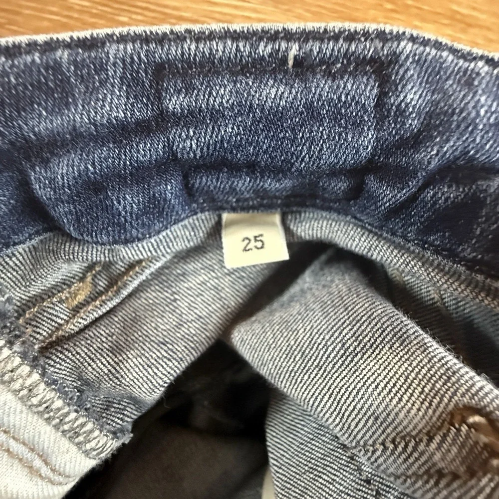 Citizens of Humanity Racer Low Rise Skinny Premium Jeans Women's 25 Blue Stretch
